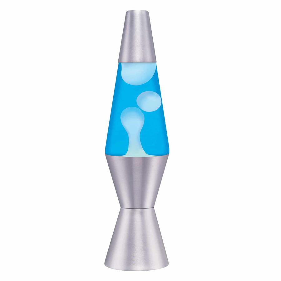 11.5" LAVA LAMP - WHITE/BLUE/SILVER Shift 4-0035