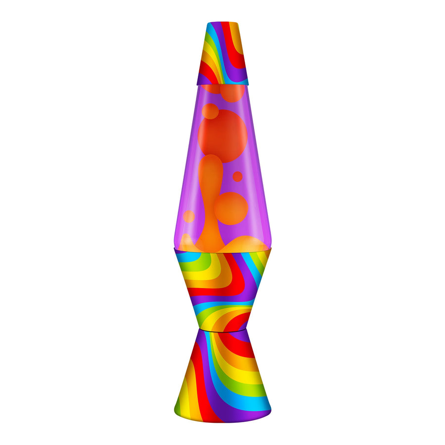 14.5" LAVA LAMP FLOWING COLOR BANDS Edit 4-0028
