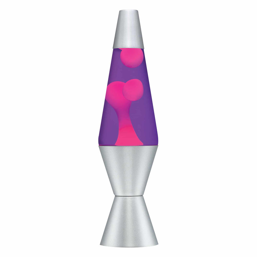 14.5" LAVA LAMP - PINK/PURPLE/SILVER Daily 4-0024