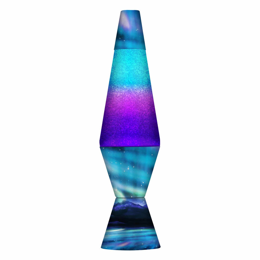 14.5" LAVA LAMP COLORMAX NORTHERN LIGHTS - GLITTER Series 4-0029