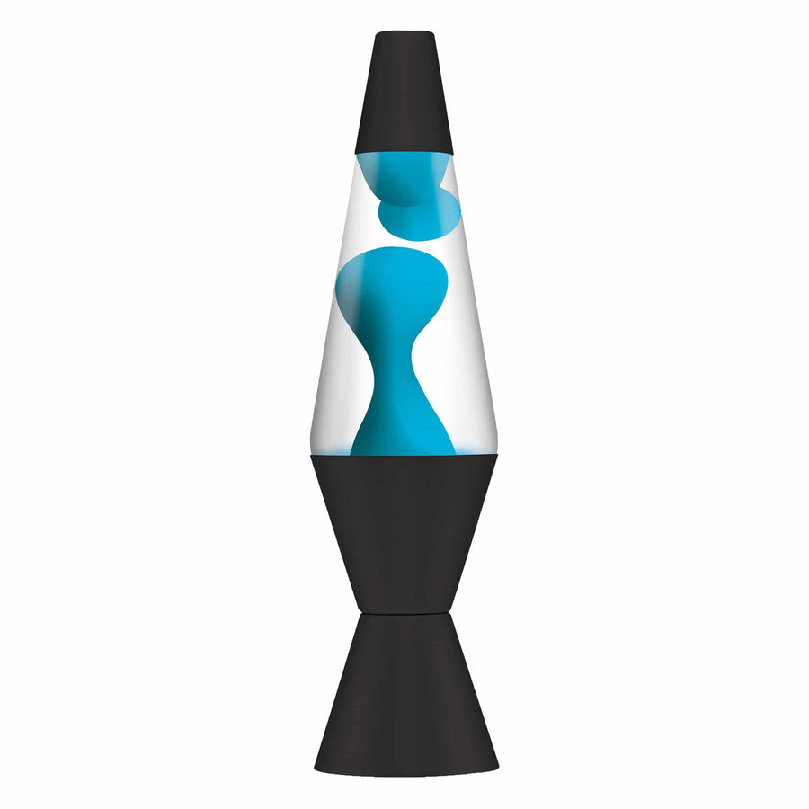 14.5" LAVA LAMP NEON - BLUE/CLEAR/BLACK Wave 4-0027