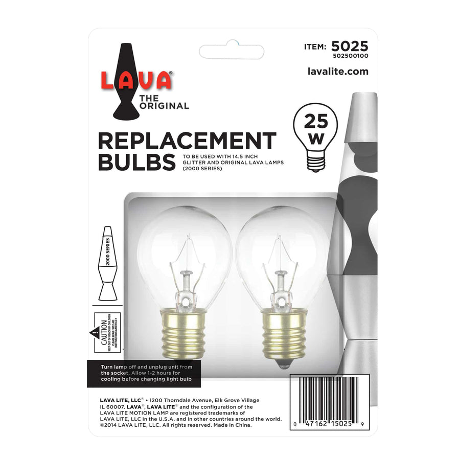 25W LAVA LAMP LIGHT BULB W/TRAY Studio 4-0012