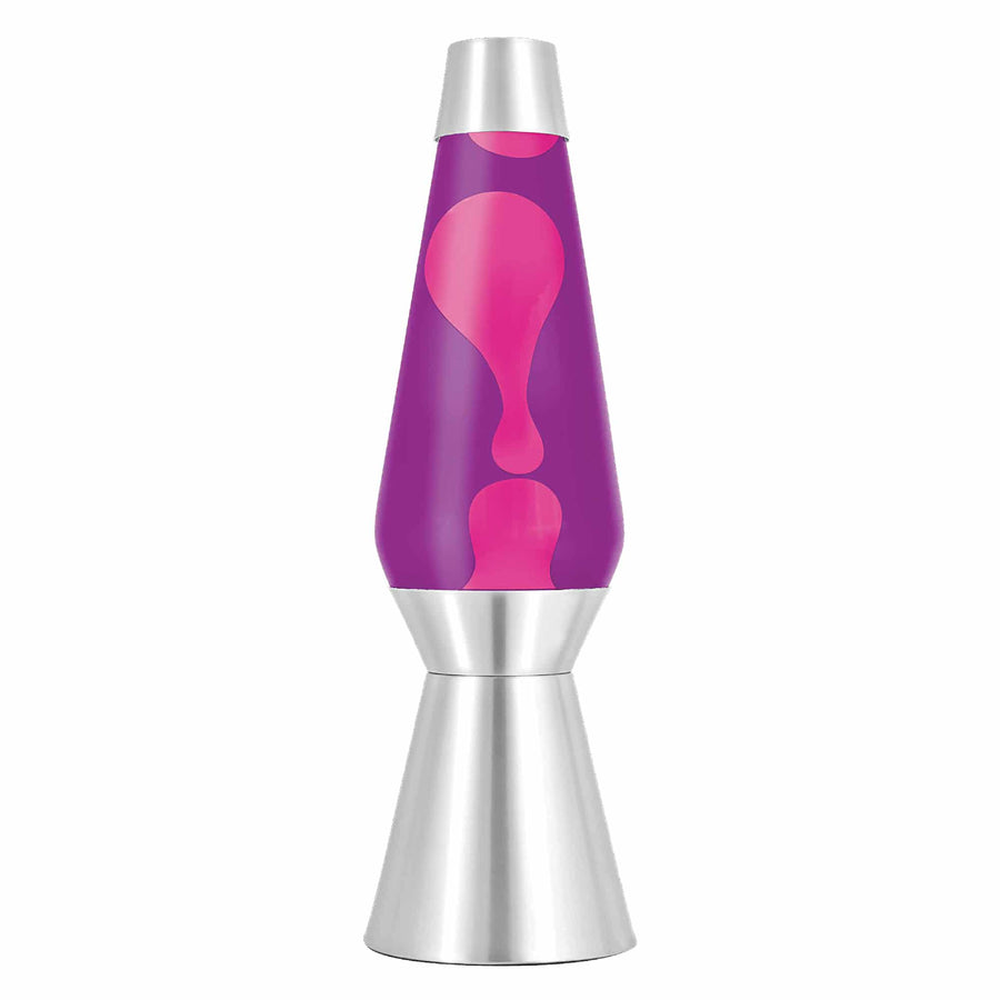27" LAVA LAMP GRANDE - PINK/PURPLE/SILVER Drop 4-0011