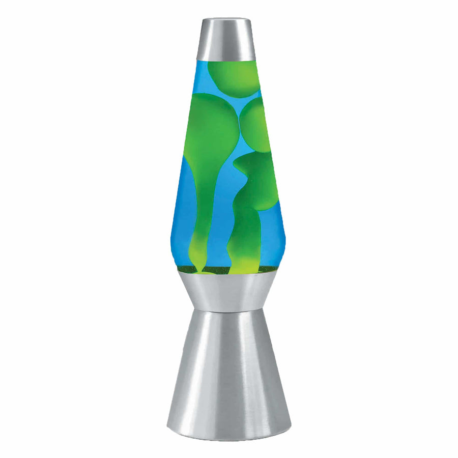 27" LAVA LAMP GRANDE - YELLOW/BLUE/SILVER Select 4-0010
