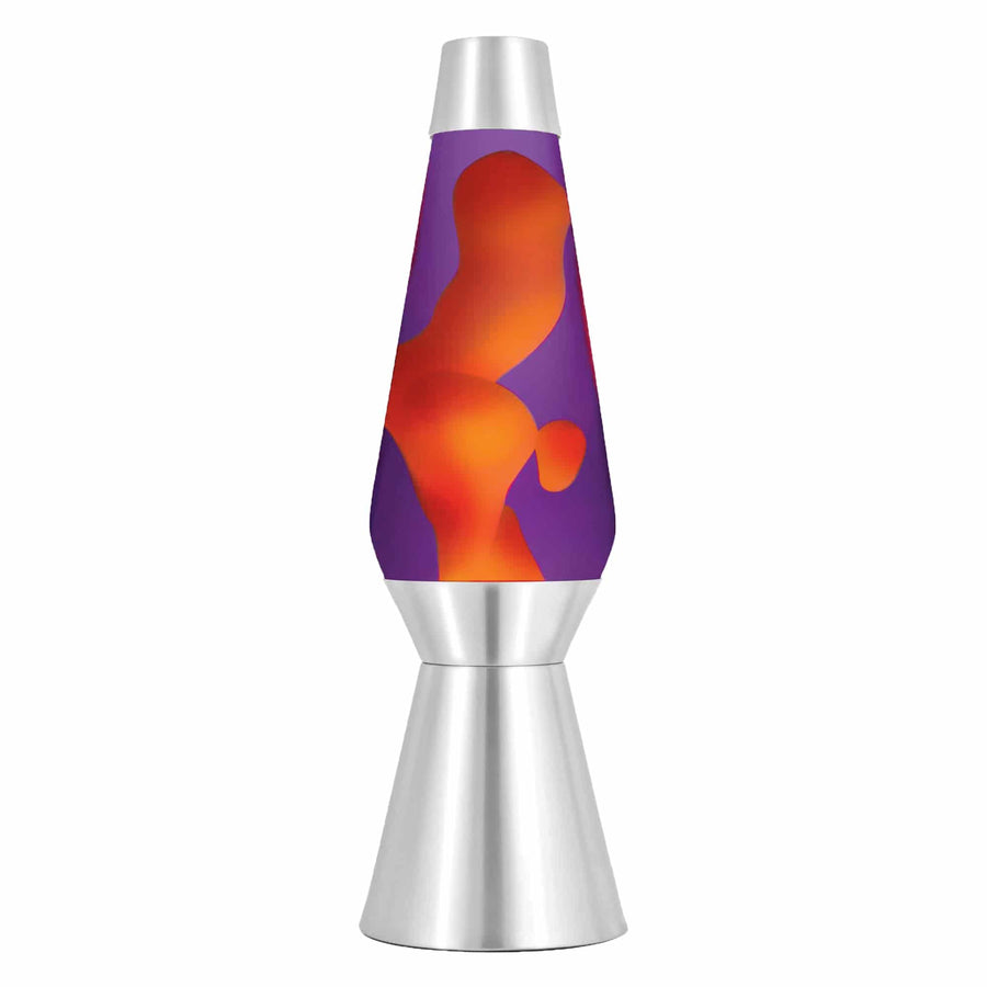 27" LAVA LAMP GRANDE - YELLOW/PURPLE/SILVER Series 4-0009